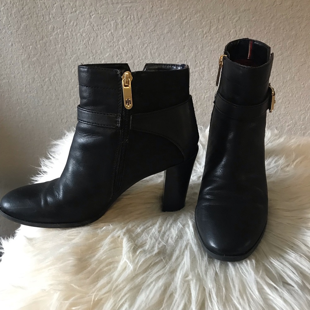 Tommy Hilfiger high heel booties